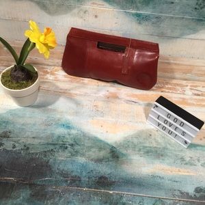 Genuine leather clutch Handbag
